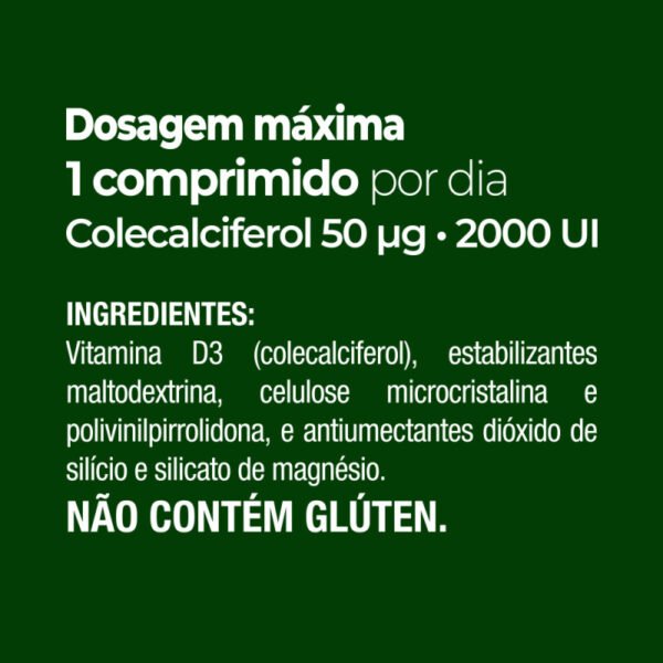 Vitamina D3 Bioimmune 2000 UI 30 Cps - Imagem 2